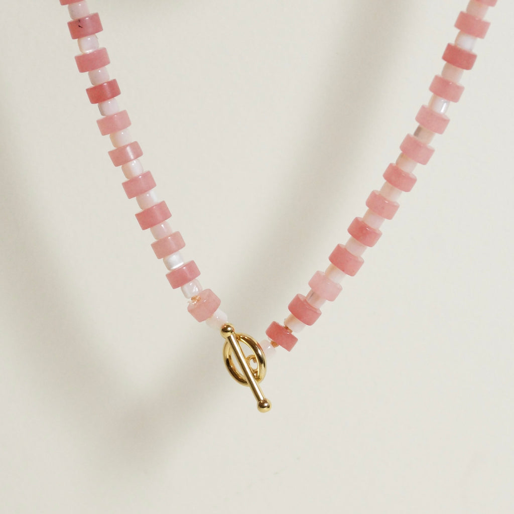Strawberry Quartz - The Candy Necklace