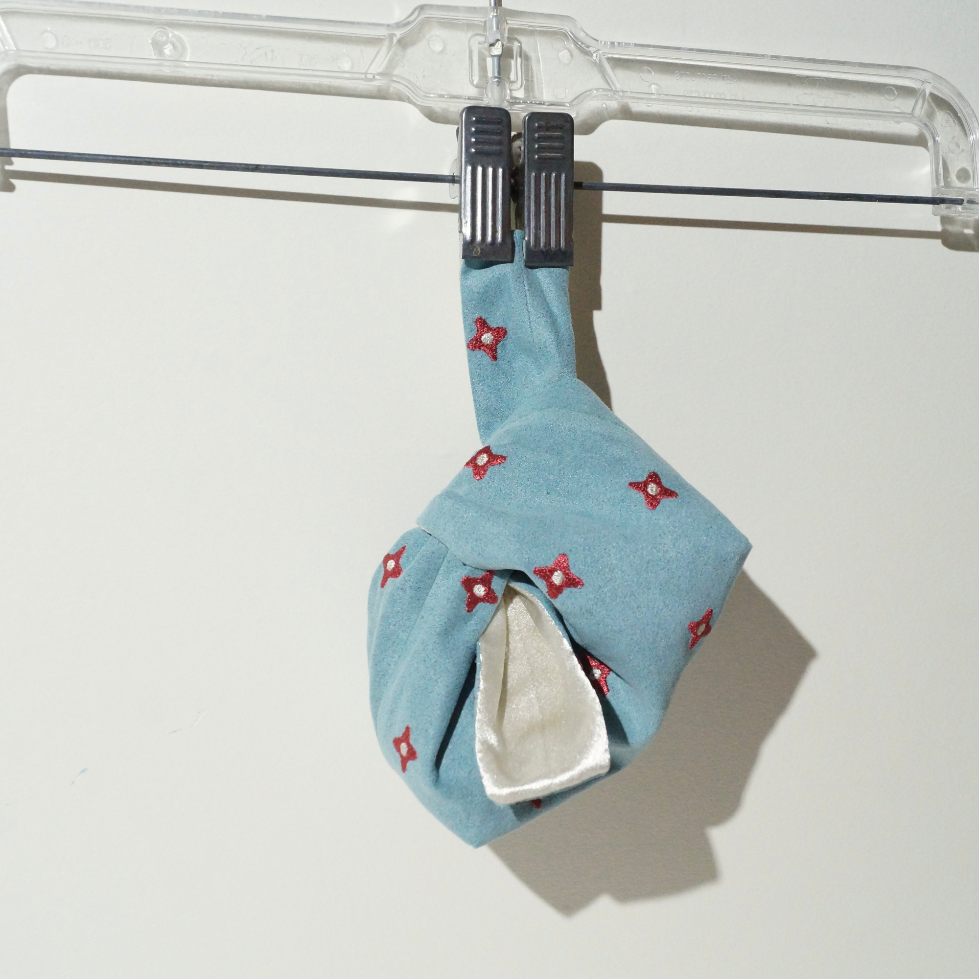 The Stash Bag - Dusty Blue / Ivory