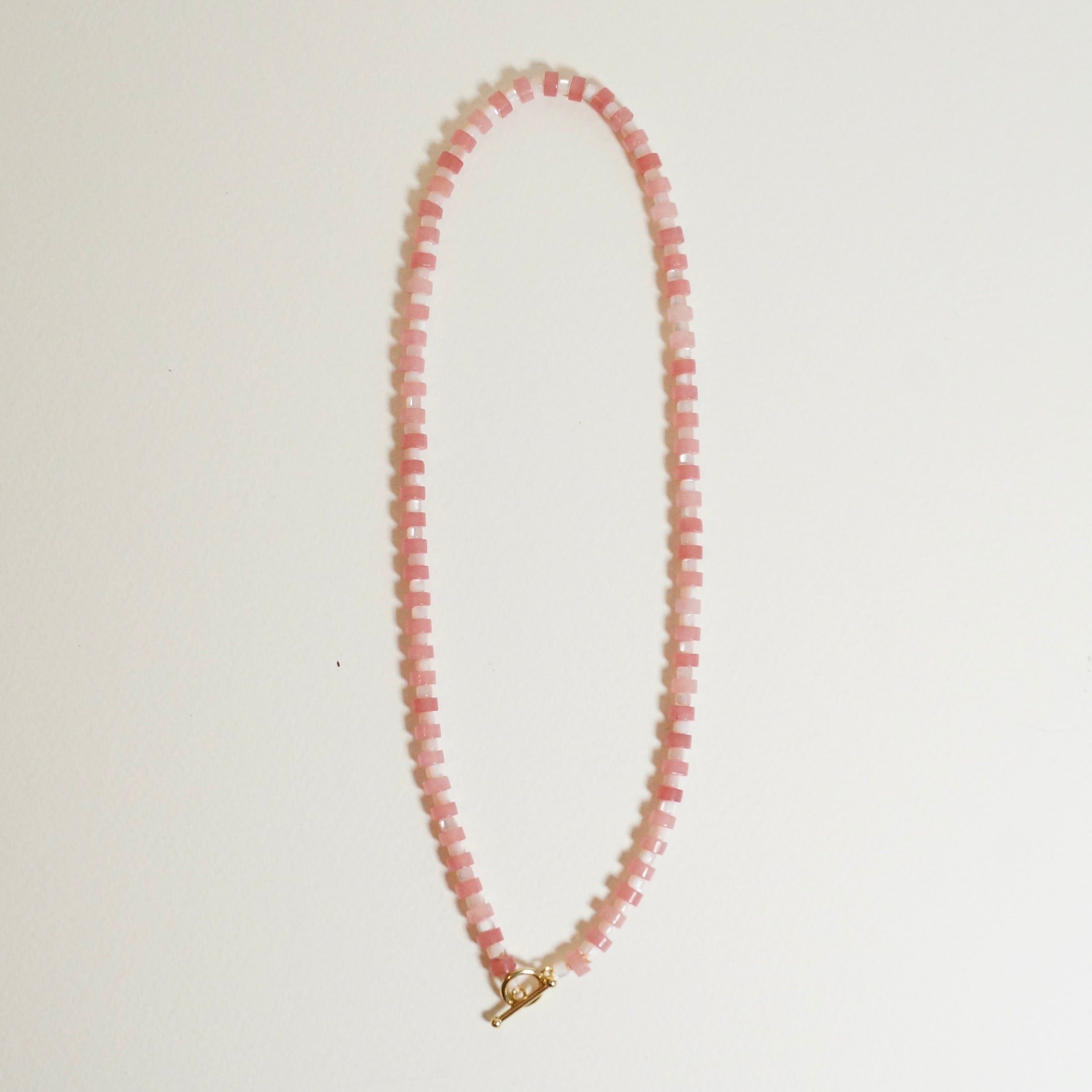 Strawberry Quartz - The Candy Necklace