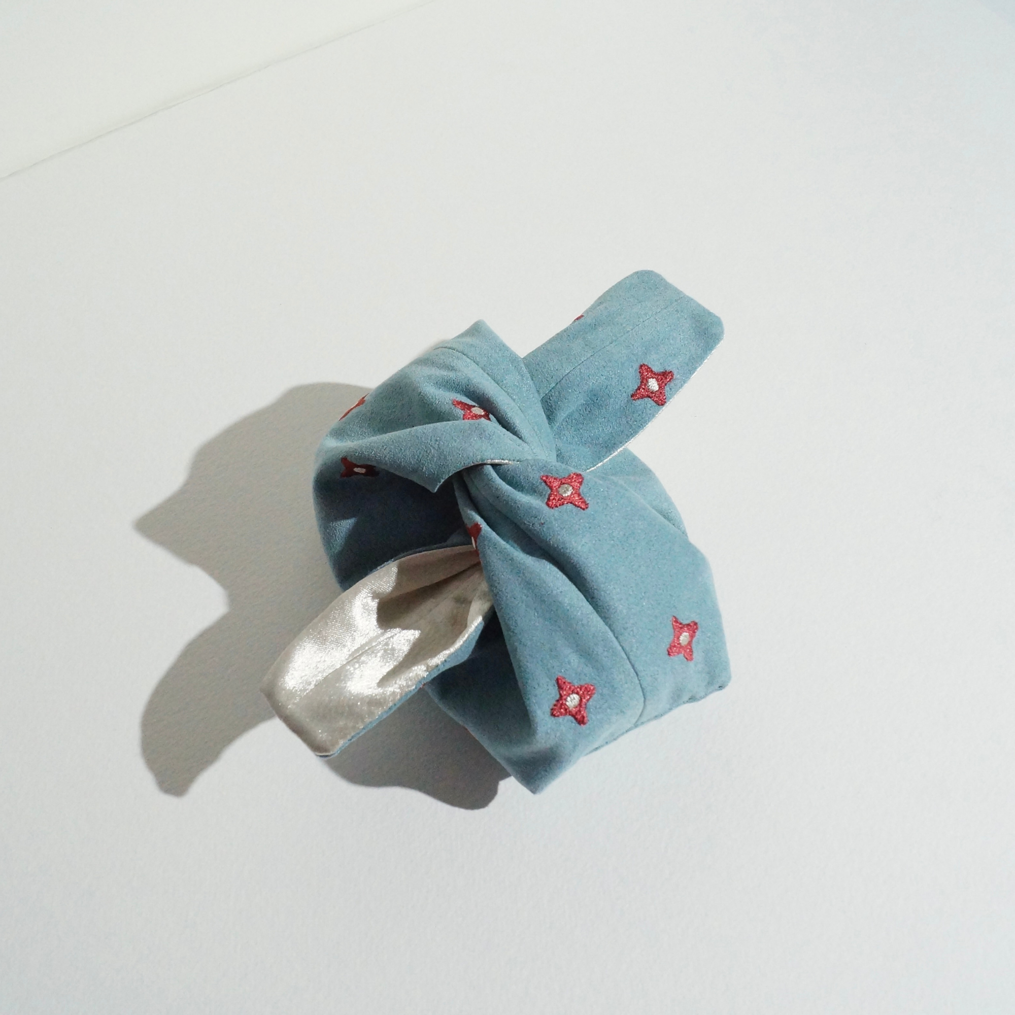 The Stash Bag - Dusty Blue / Ivory