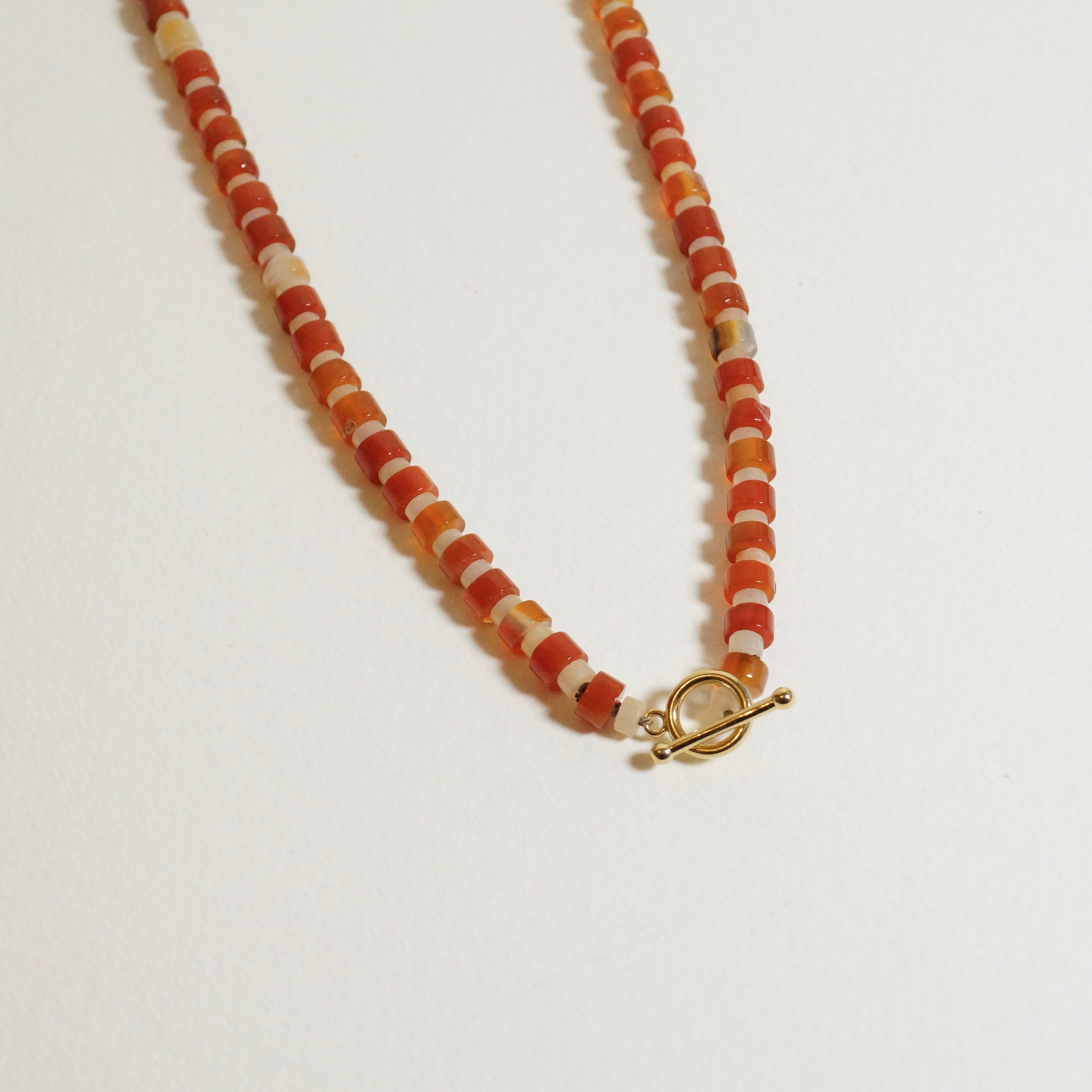 Red Agate - The Candy Necklace
